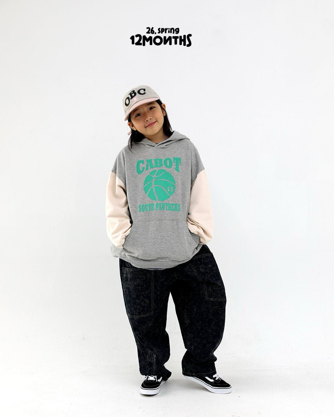 《予約》Two-Tone Denim Pants / 12months