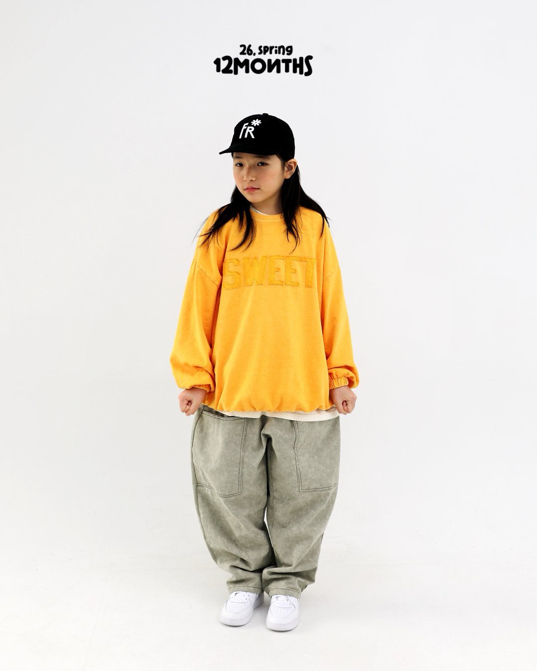 《予約》Two-Tone Denim Pants / 12months