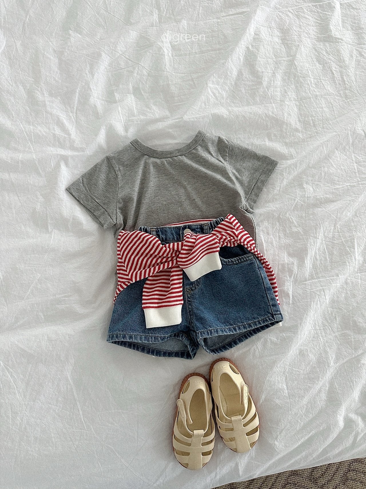 《予約》Summer Stripe Man to Man / digreen
