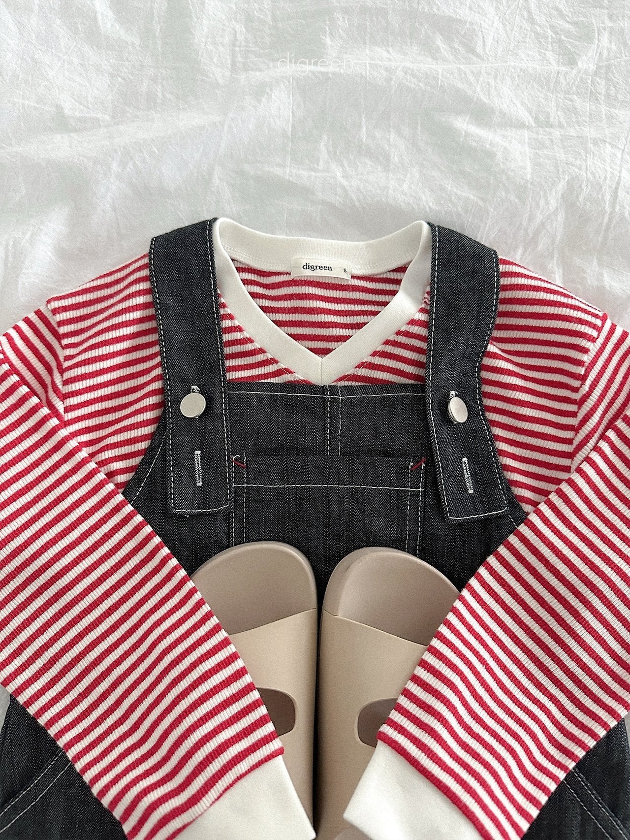 《予約》Summer Stripe Man to Man / digreen
