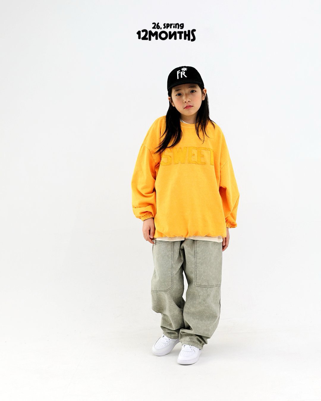 《予約》Two-Tone Denim Pants / 12months