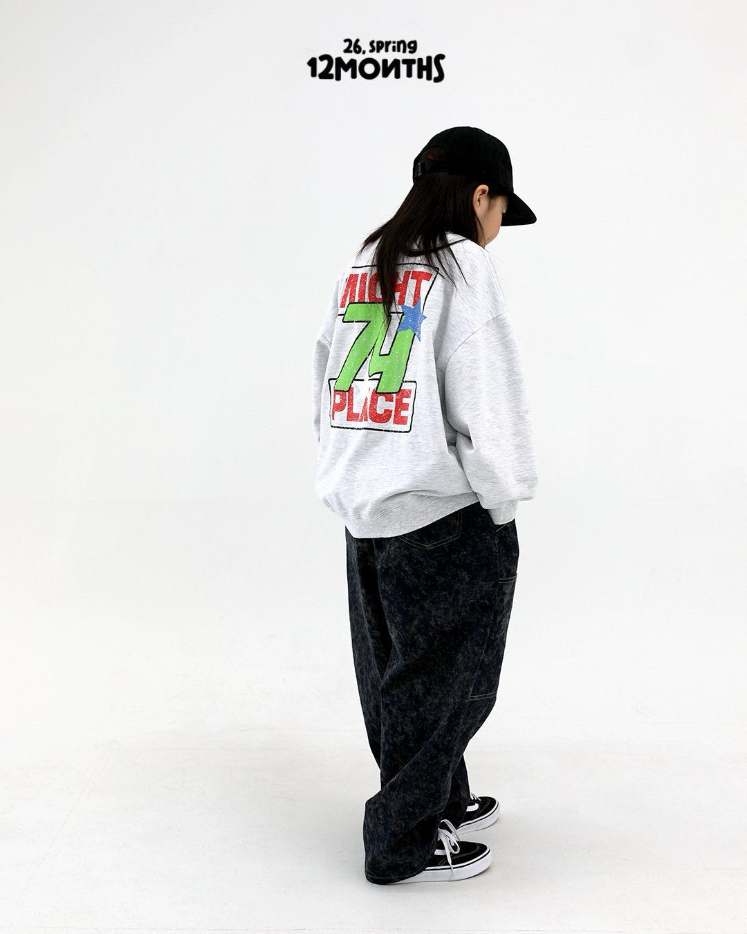 《予約》Two-Tone Denim Pants / 12months