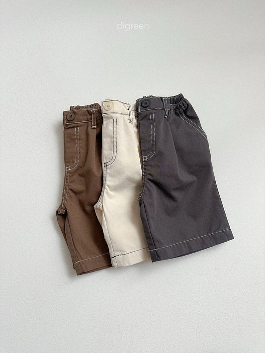 《予約》Stitch Bermuda Pants / digreen