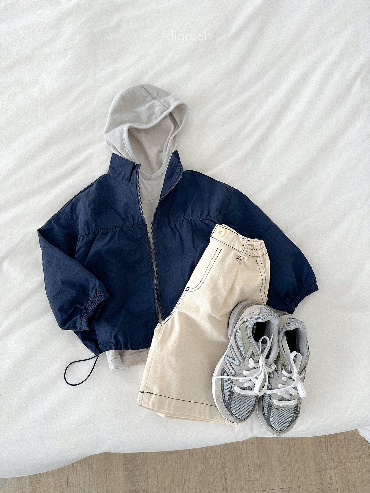 《予約》Stitch Bermuda Pants / digreen