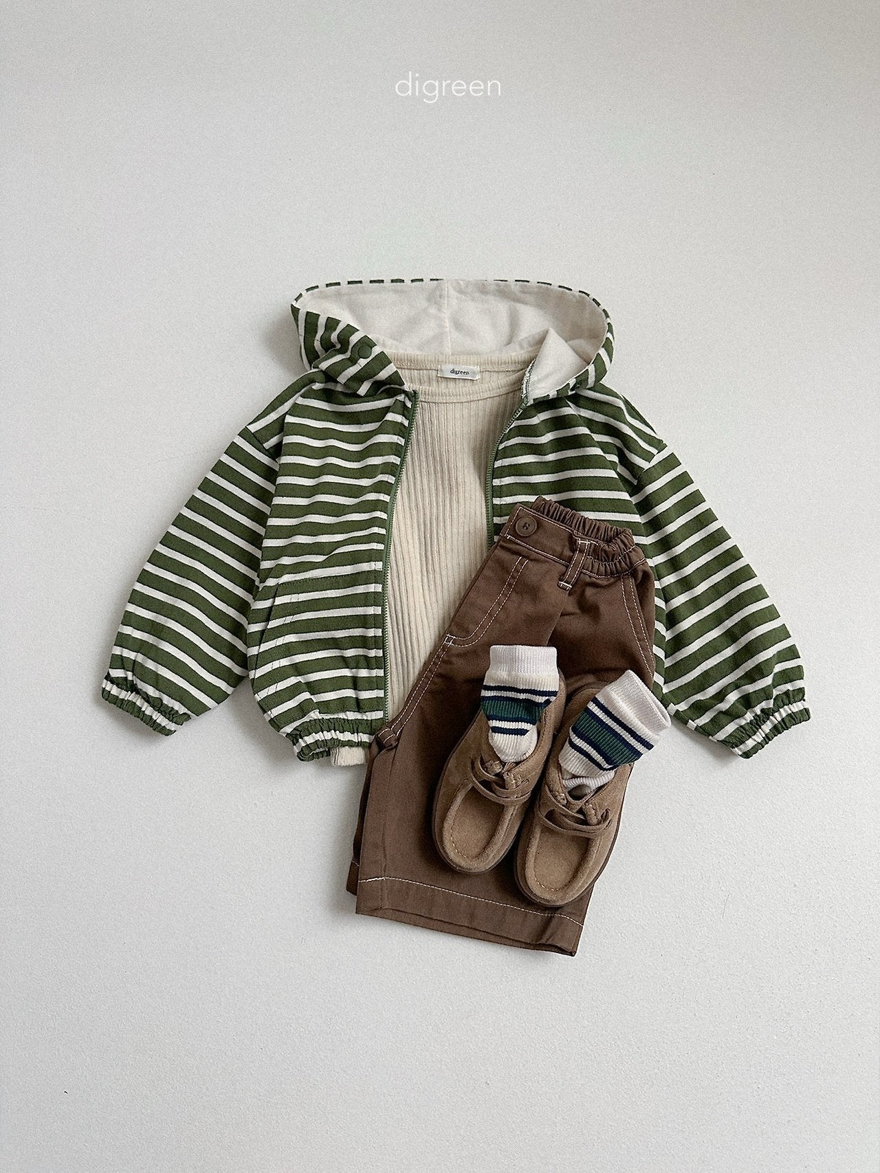《予約》Stitch Bermuda Pants / digreen