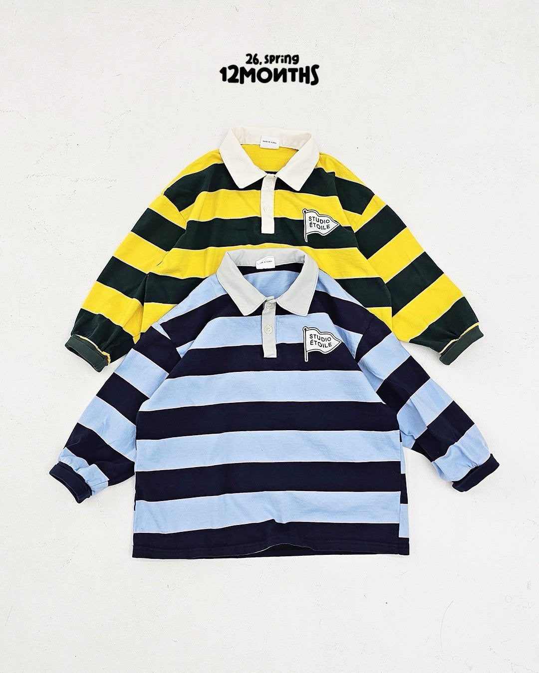 《予約》Retro Collar T-Shirt / 12months