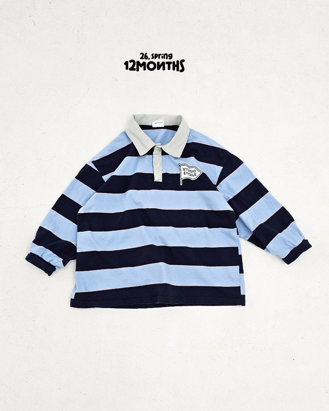 《予約》Retro Collar T-Shirt / 12months