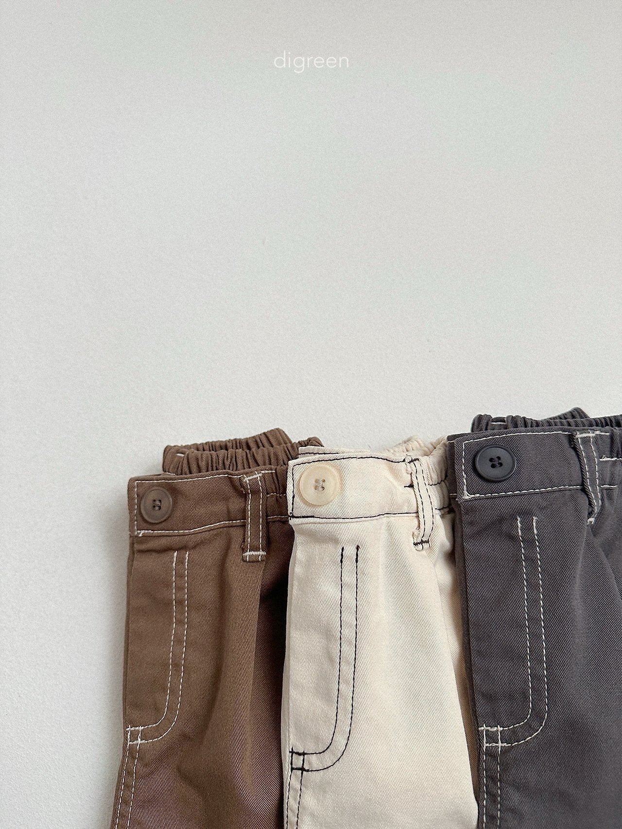 《予約》Stitch Bermuda Pants / digreen