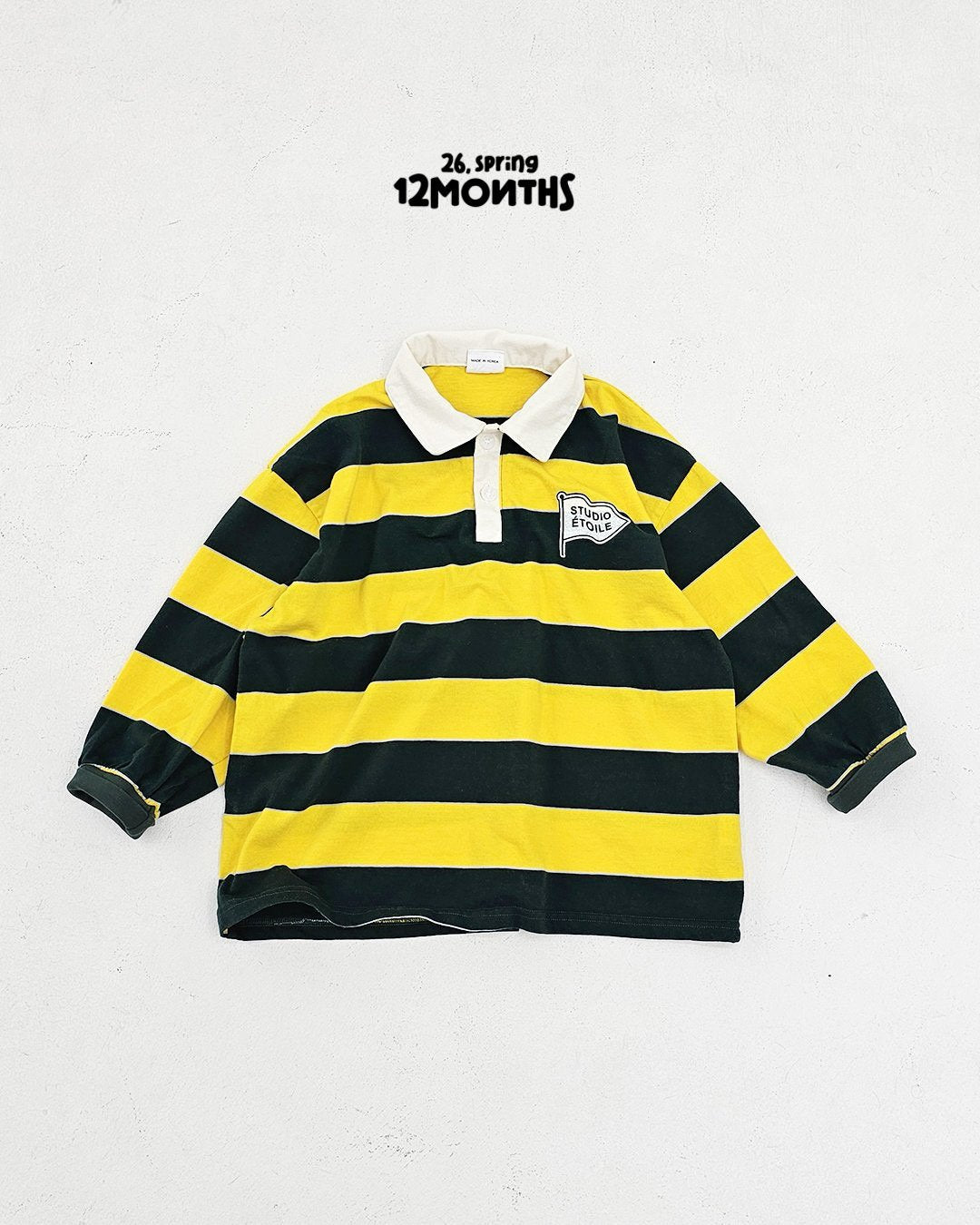 《予約》Retro Collar T-Shirt / 12months