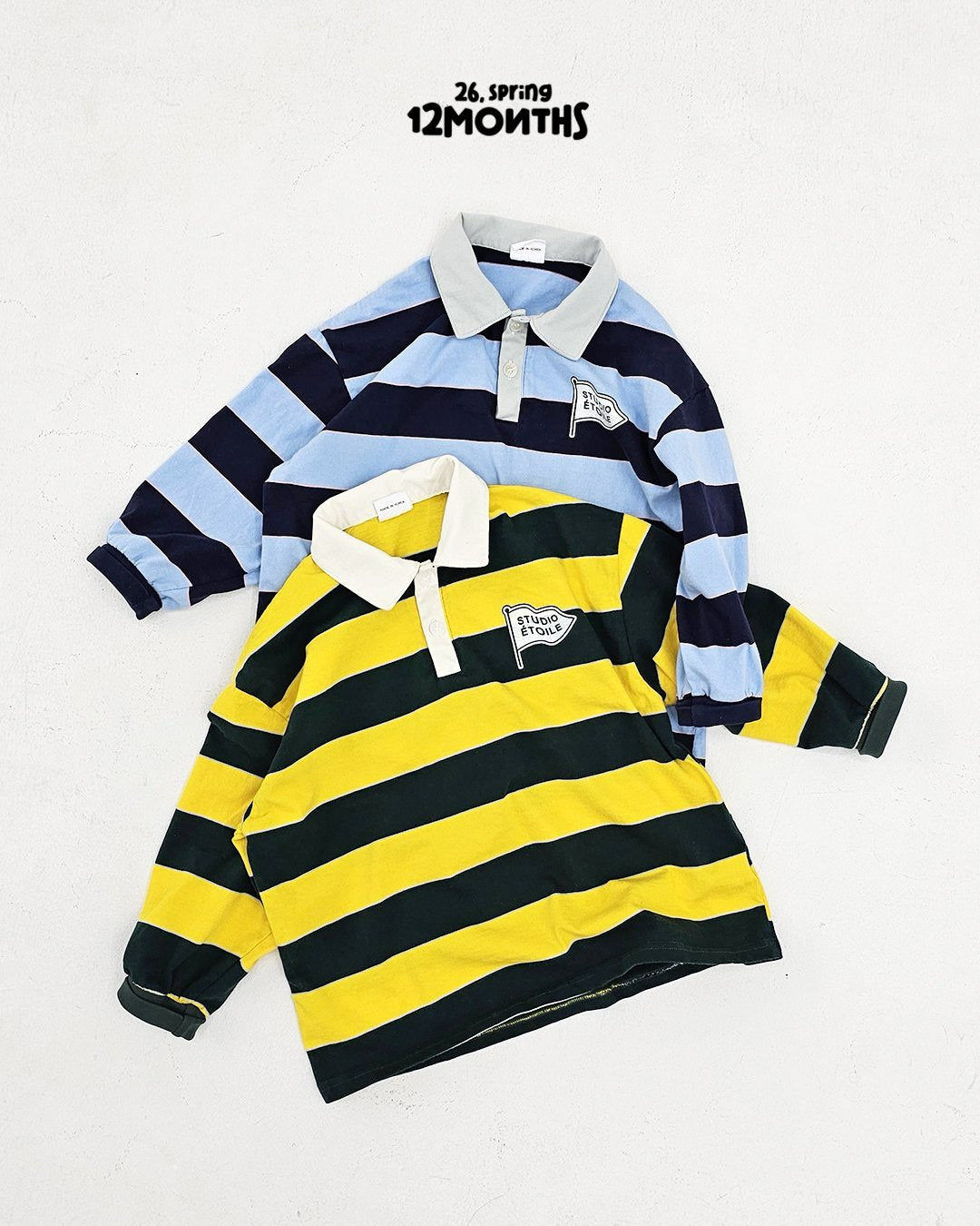 《予約》Retro Collar T-Shirt / 12months