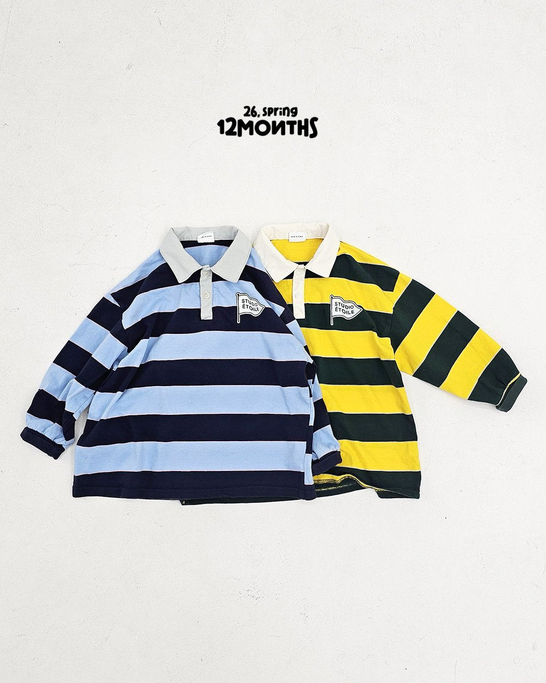 《予約》Retro Collar T-Shirt / 12months