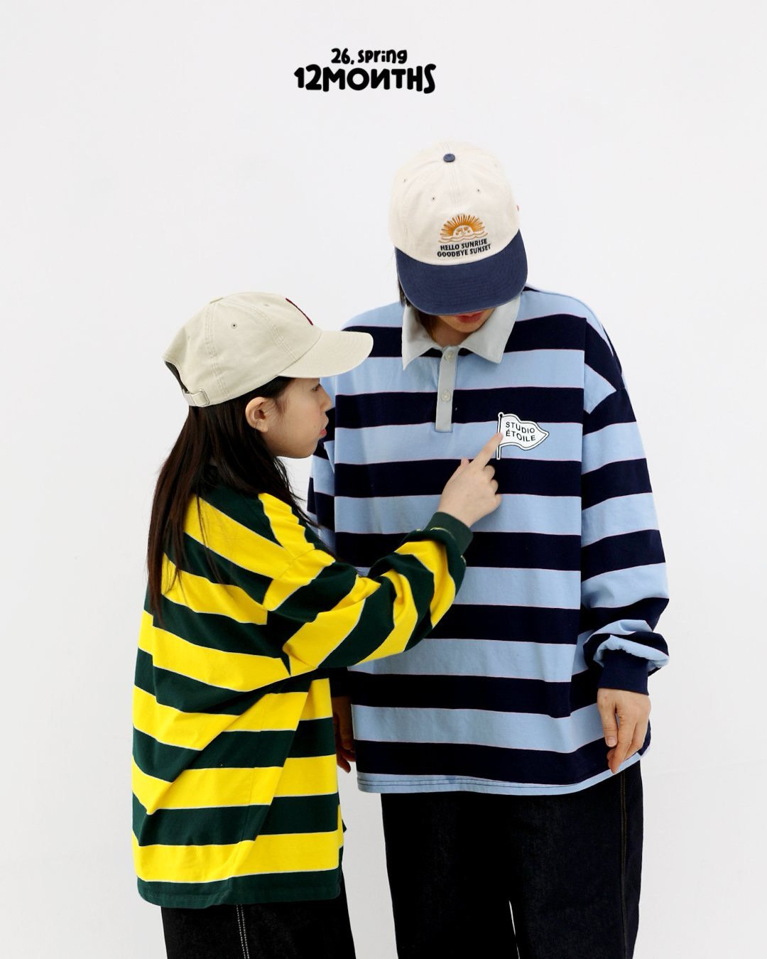 《予約》Retro Collar T-Shirt / 12months