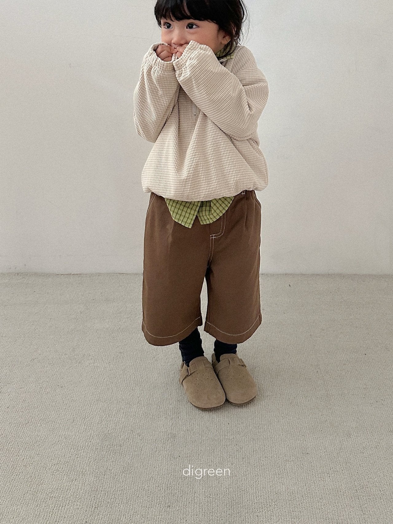 《予約》Stitch Bermuda Pants / digreen