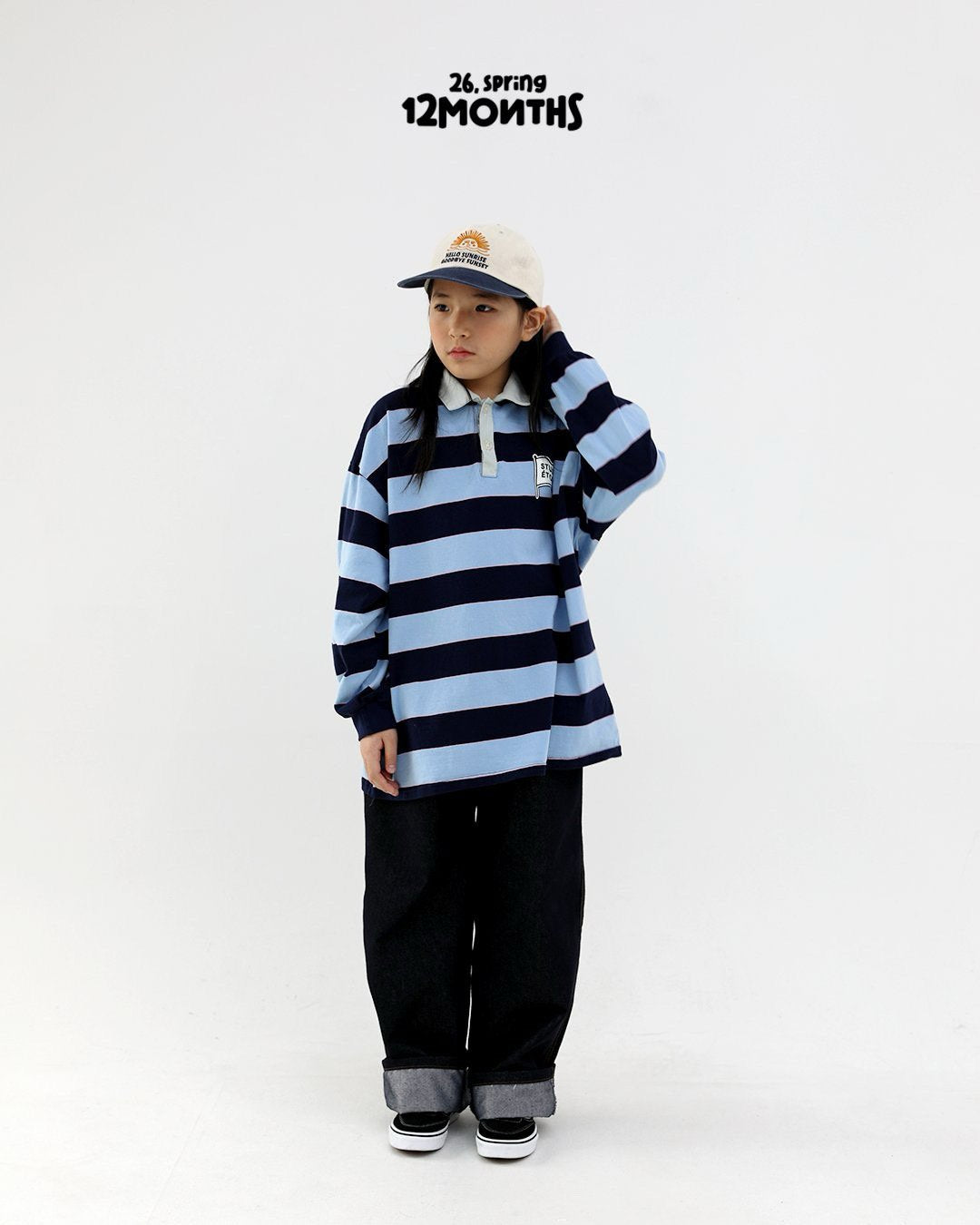 《予約》Retro Collar T-Shirt / 12months