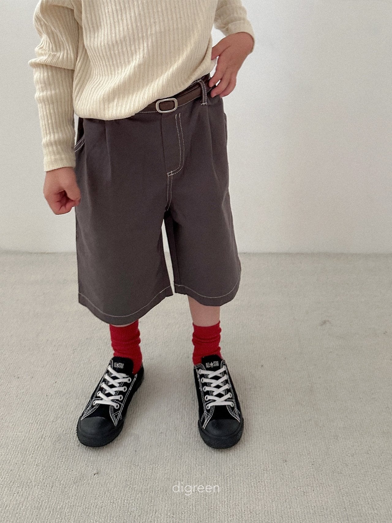 《予約》Stitch Bermuda Pants / digreen