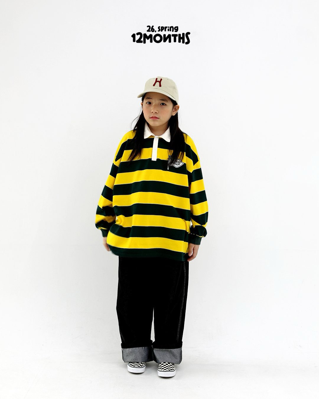 《予約》Retro Collar T-Shirt / 12months