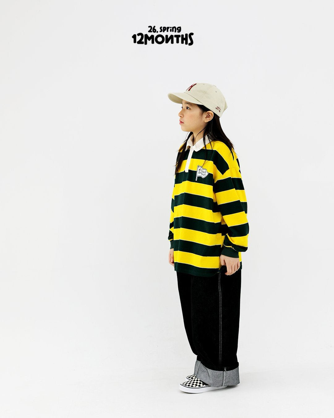 《予約》Retro Collar T-Shirt / 12months