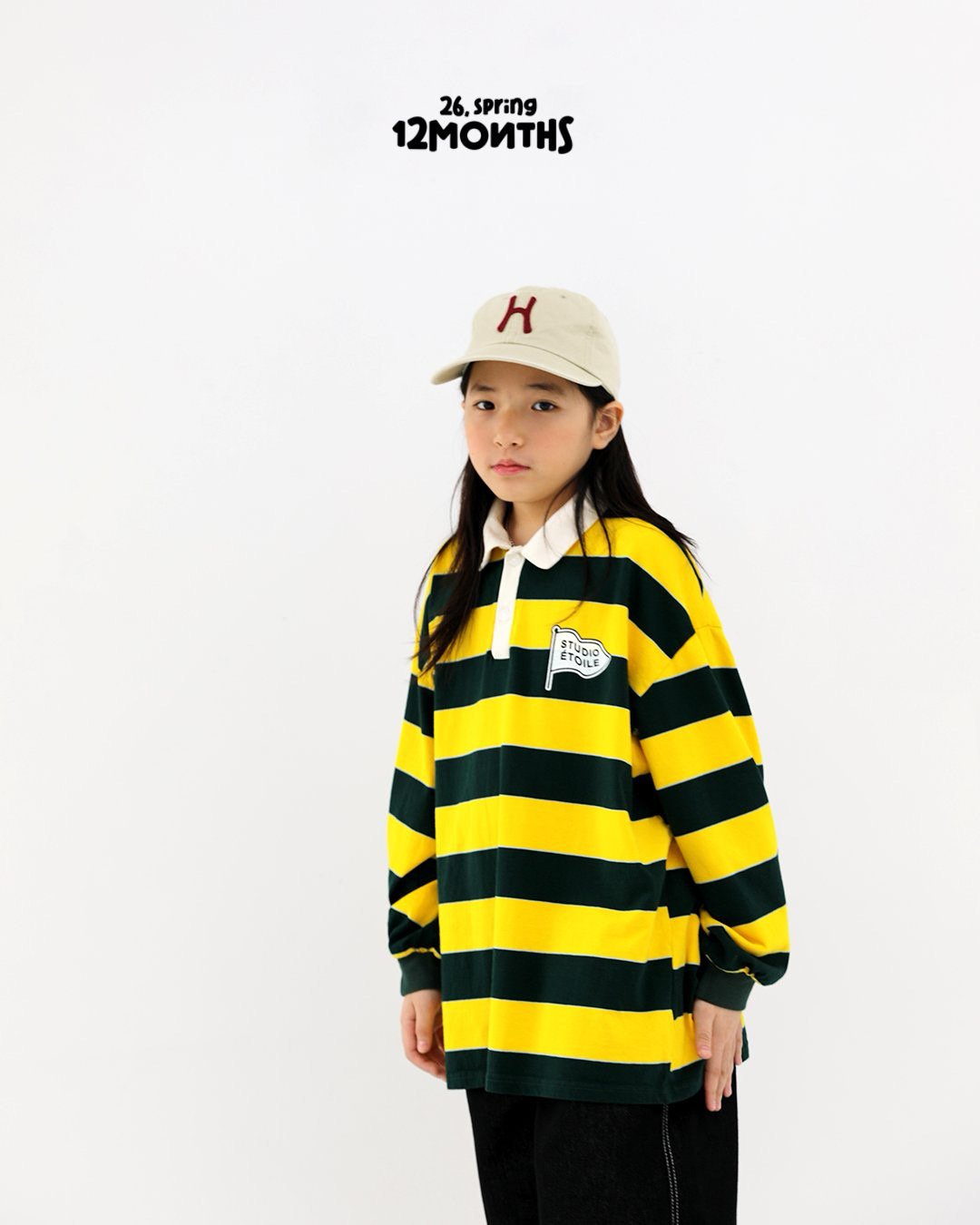 《予約》Retro Collar T-Shirt / 12months