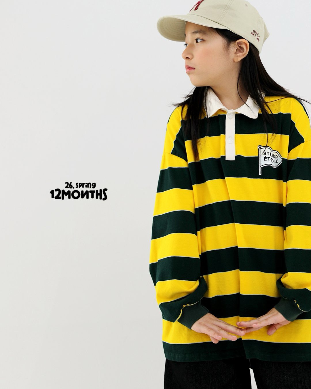 《予約》Retro Collar T-Shirt / 12months