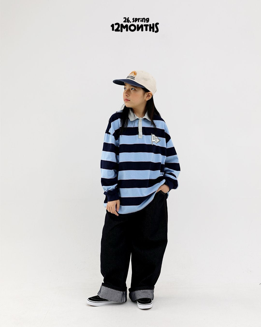 《予約》Retro Collar T-Shirt / 12months