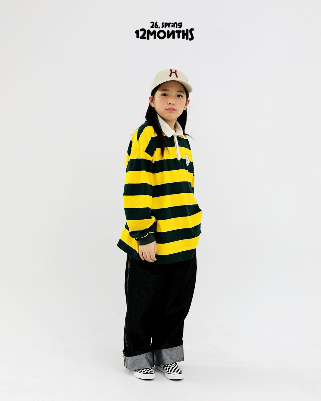 《予約》Retro Collar T-Shirt / 12months