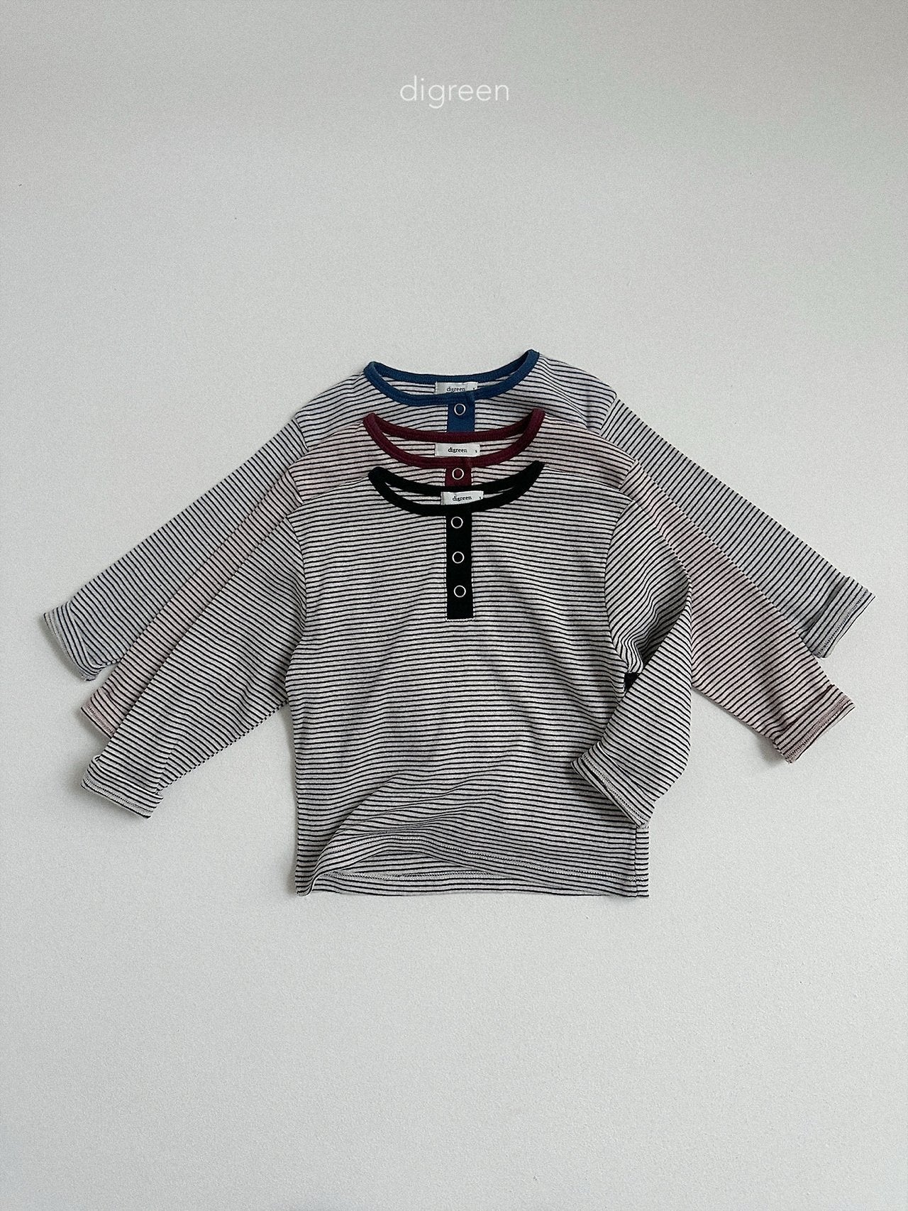 《予約》Henley Neck Tee / digreen