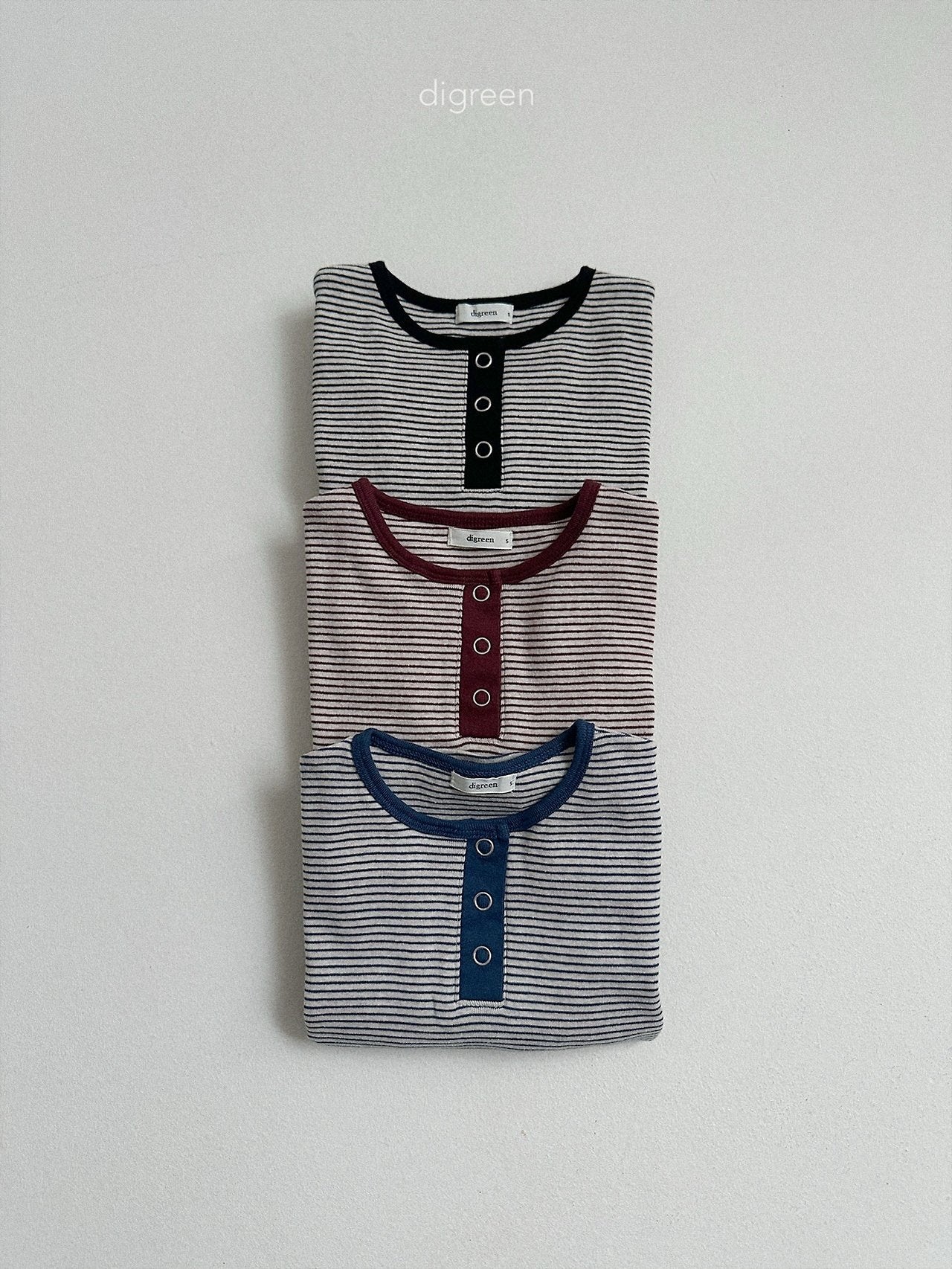 《予約》Henley Neck Tee / digreen