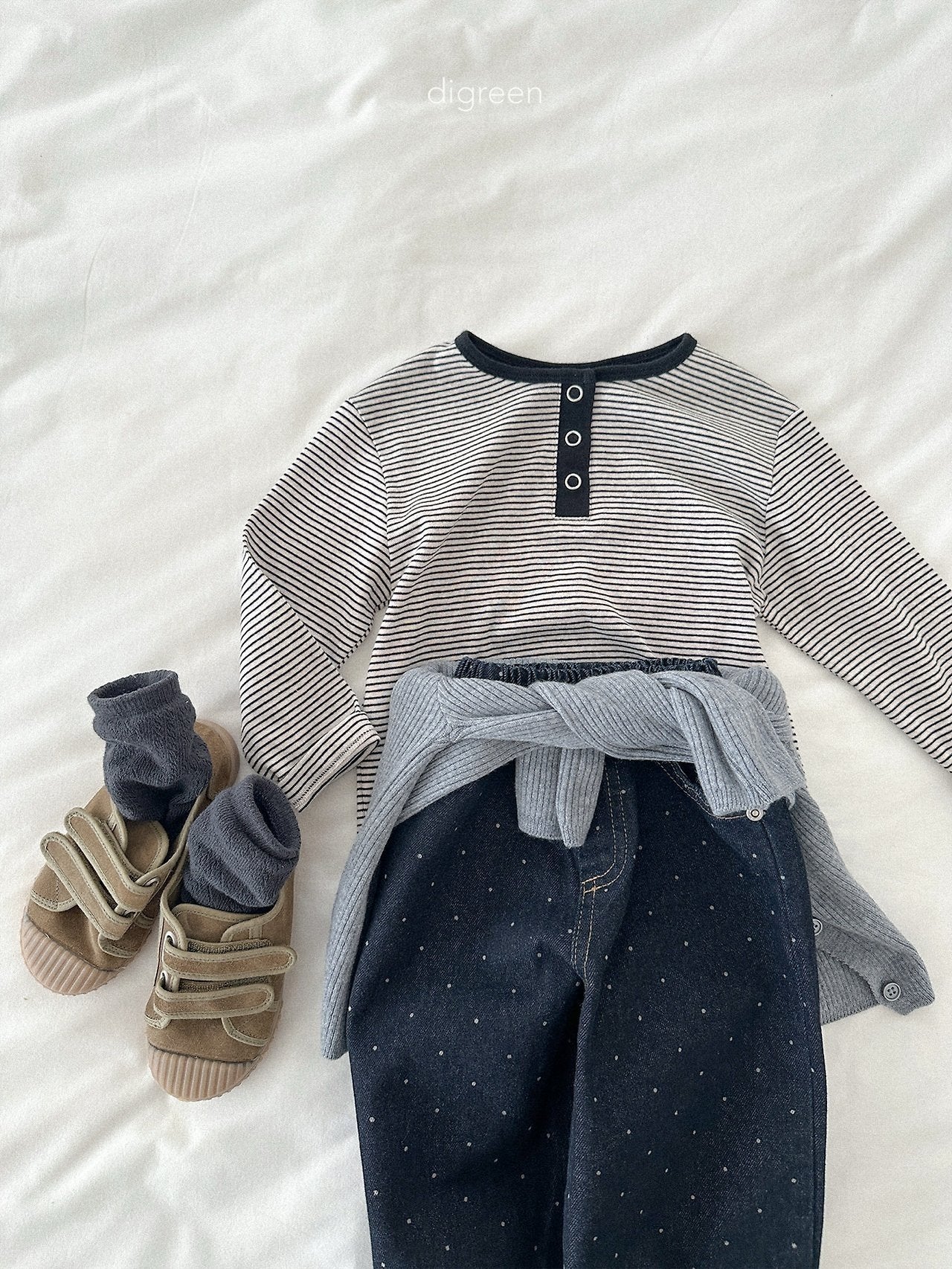 《予約》Henley Neck Tee / digreen