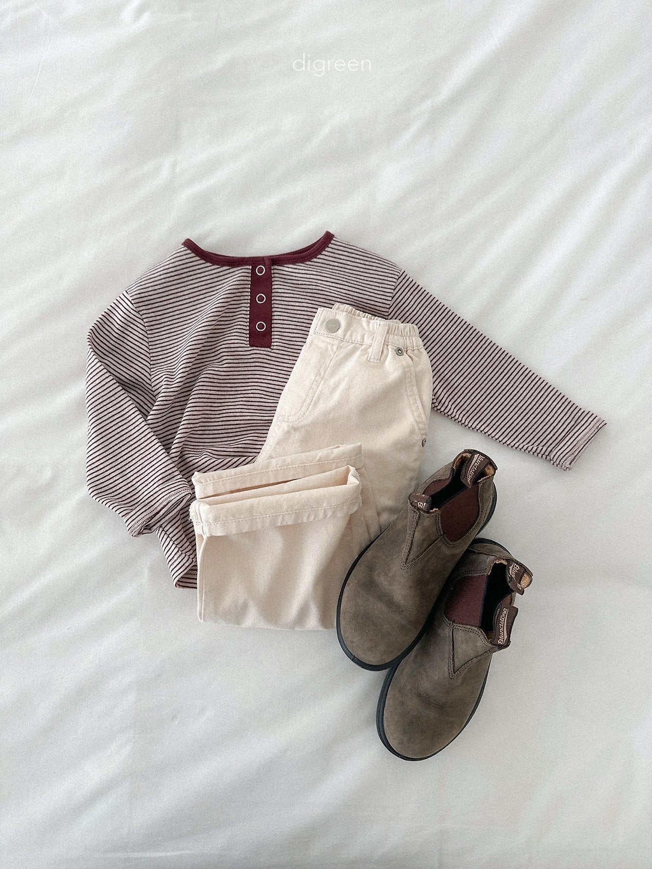 《予約》Henley Neck Tee / digreen