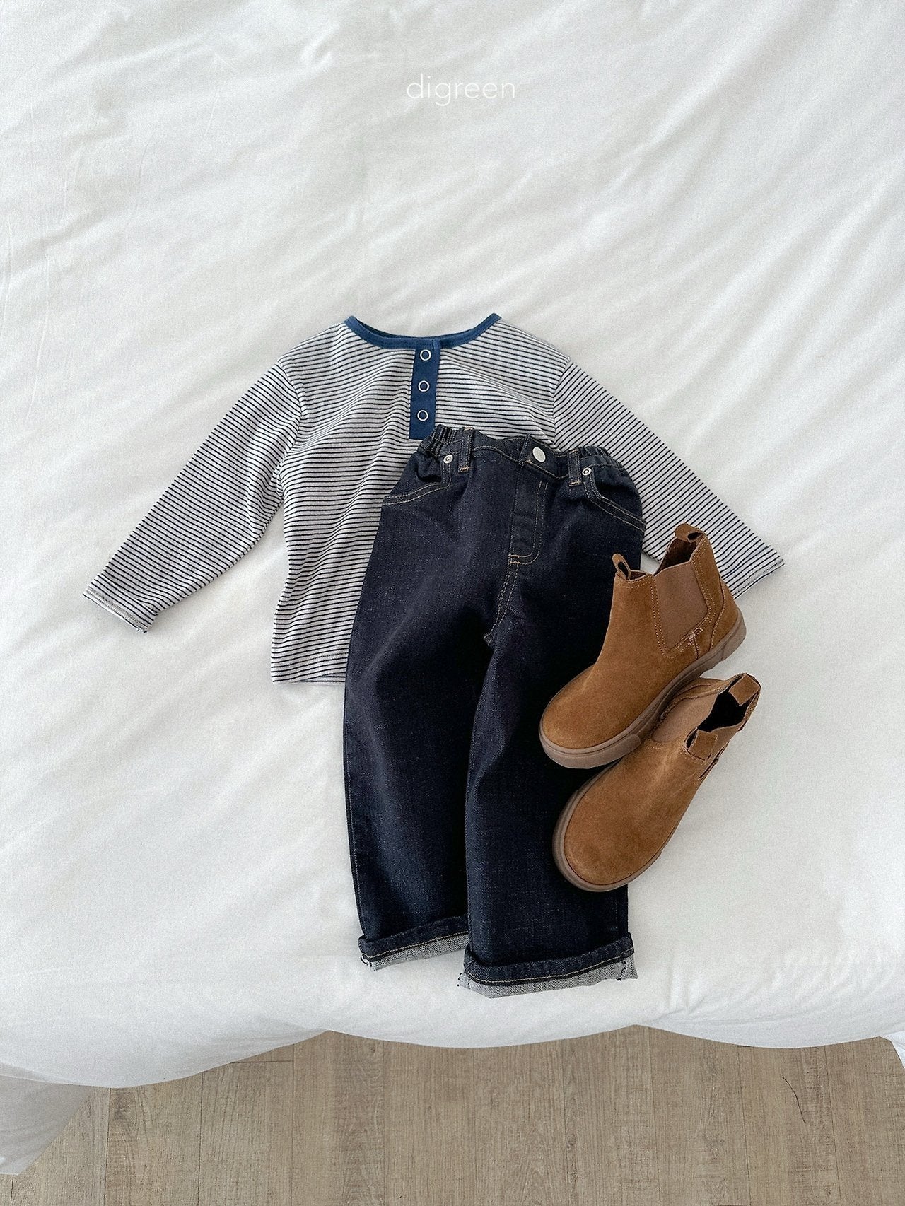 《予約》Henley Neck Tee / digreen