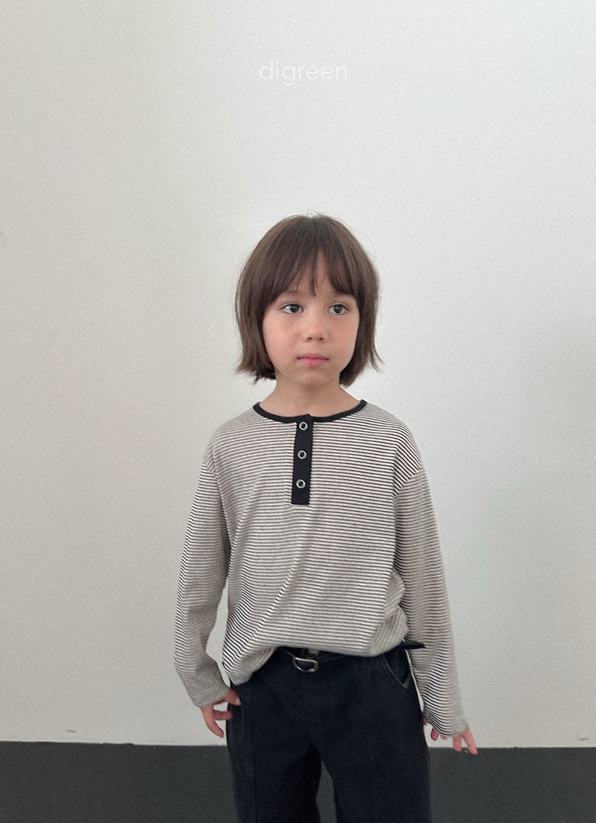 《予約》Henley Neck Tee / digreen