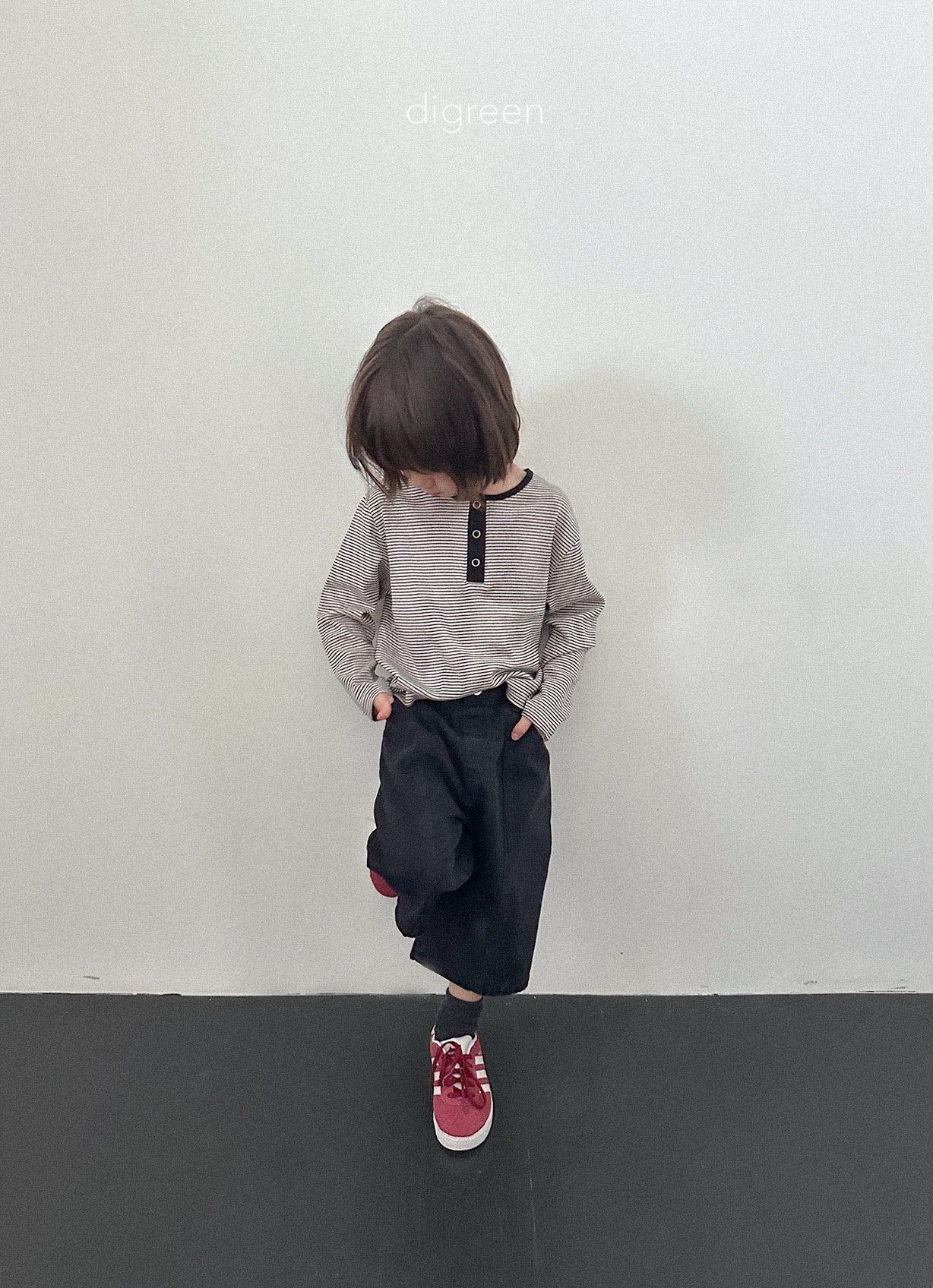 《予約》Henley Neck Tee / digreen