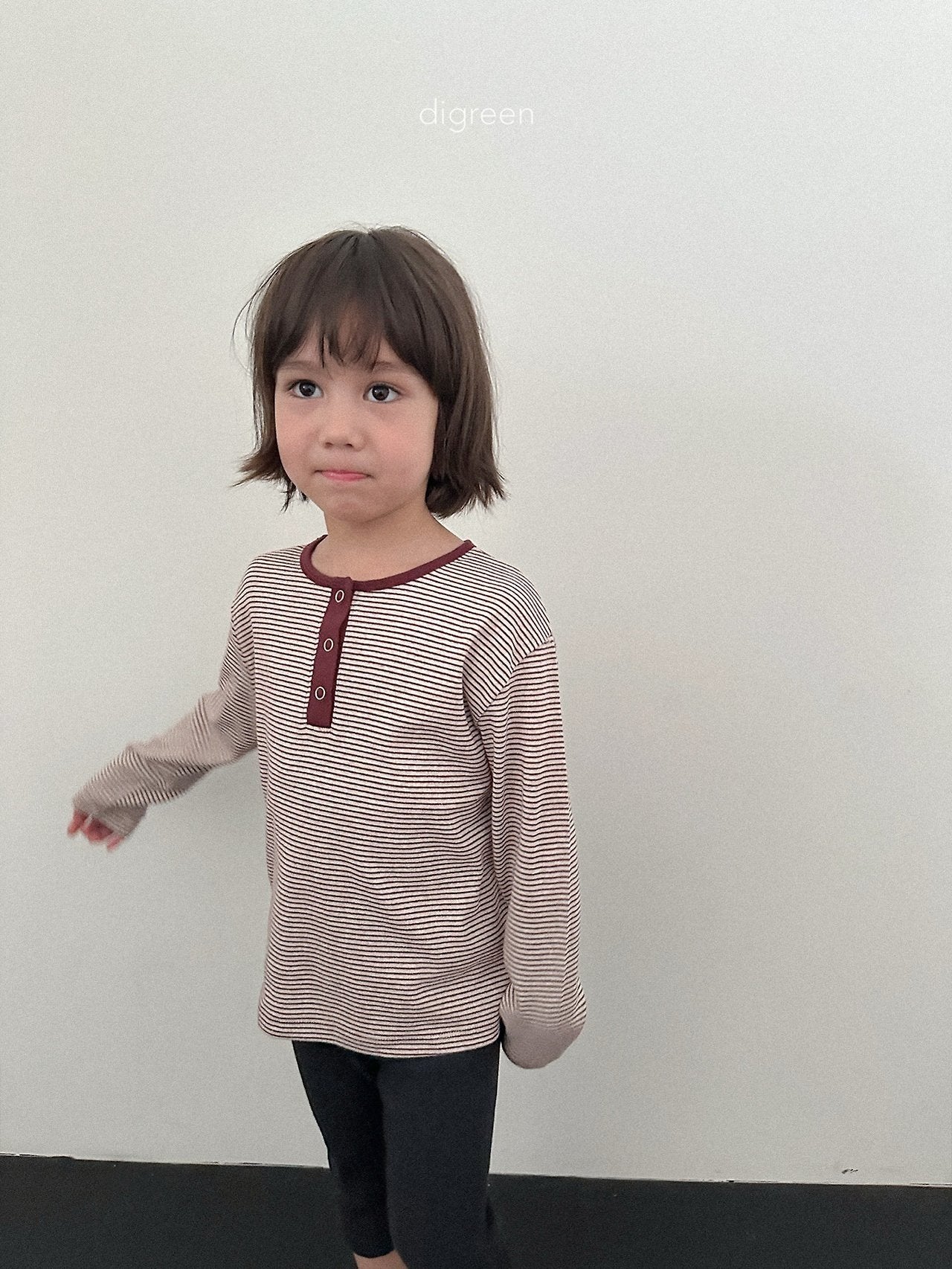 《予約》Henley Neck Tee / digreen