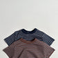《予約》Camel Stripe Tee / digreen