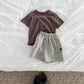 《予約》Camel Stripe Tee / digreen