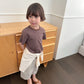 《予約》Camel Stripe Tee / digreen