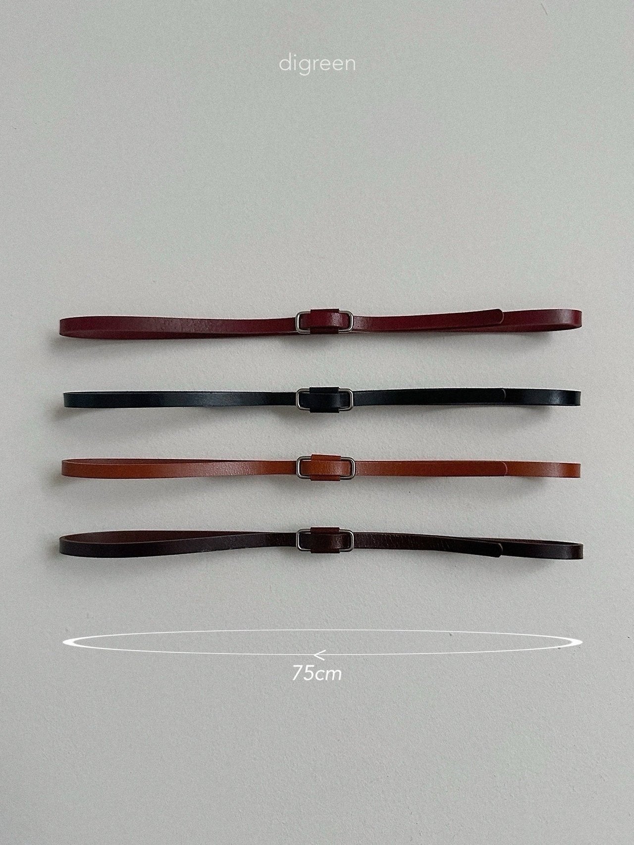 《予約》Square Belt / digreen
