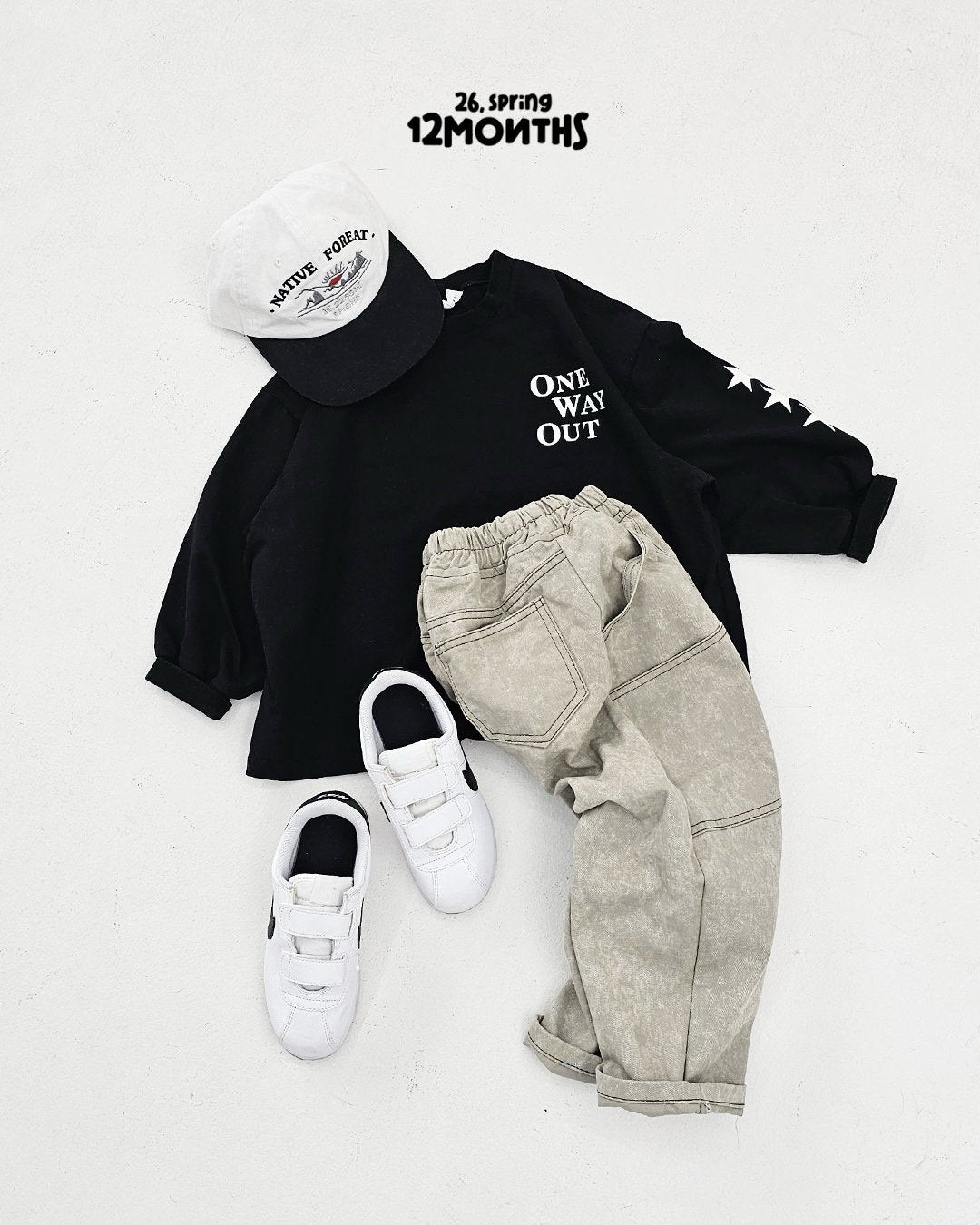 《予約》Star T-shirt / 12months