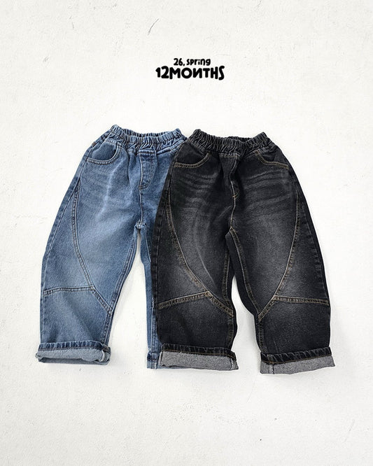 《予約》Stonewashed Denim Pants / 12months