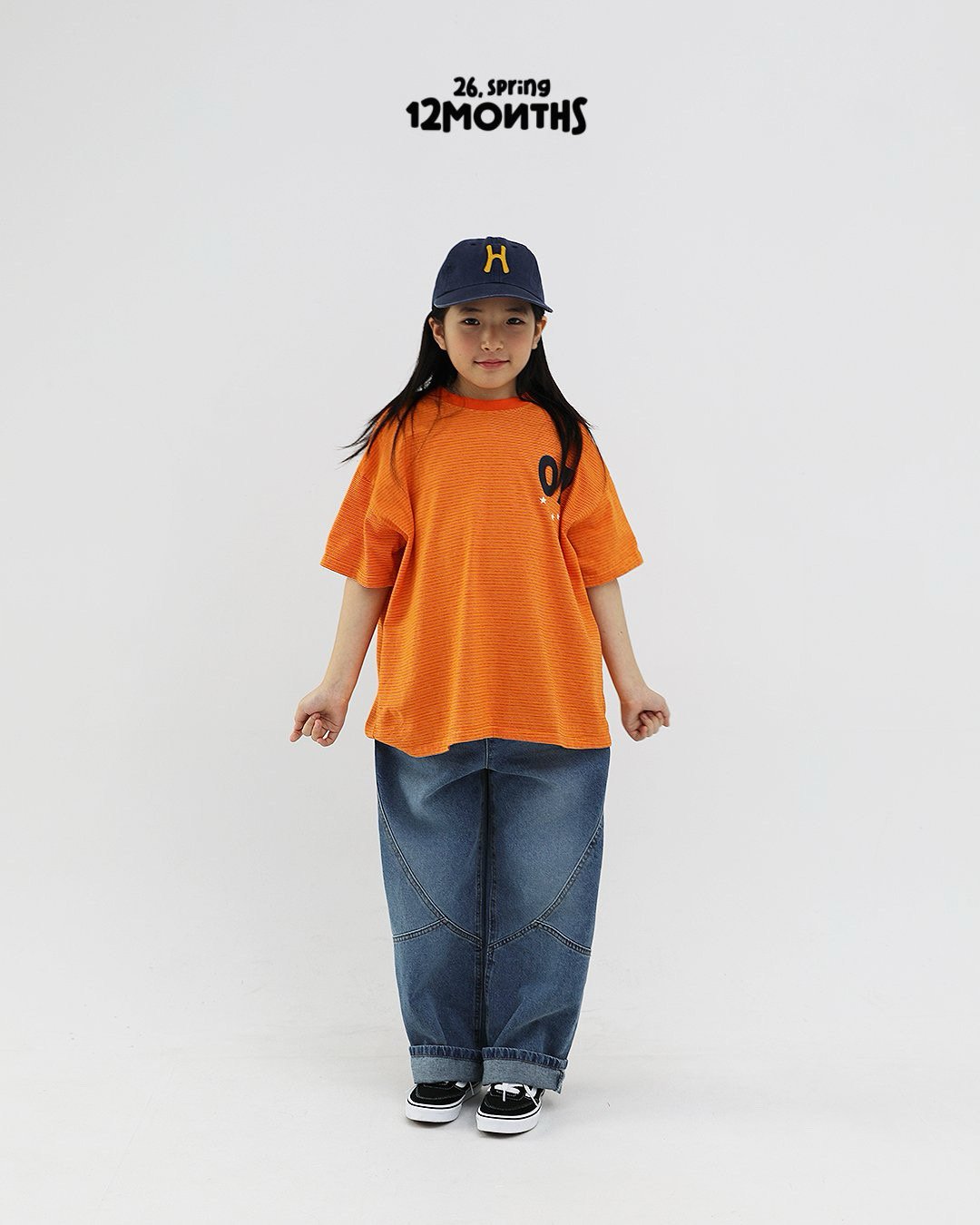 《予約》Stonewashed Denim Pants / 12months