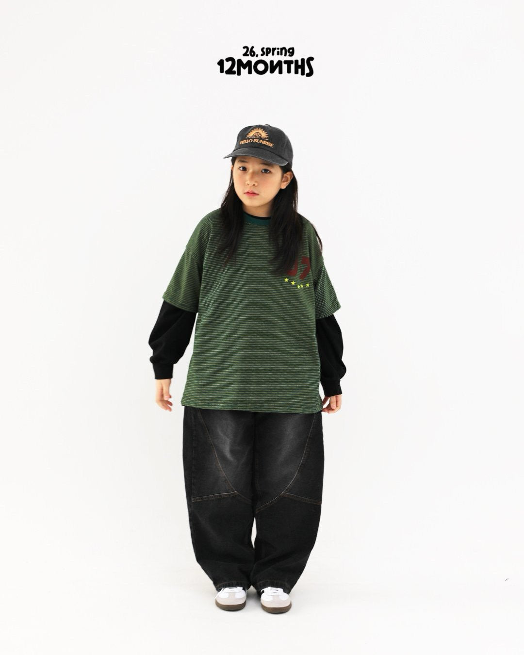 《予約》Stonewashed Denim Pants / 12months