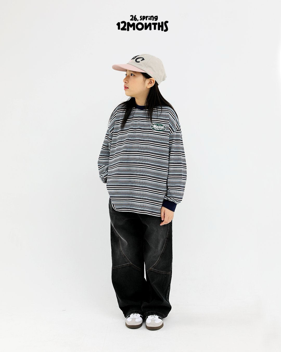 《予約》Stonewashed Denim Pants / 12months