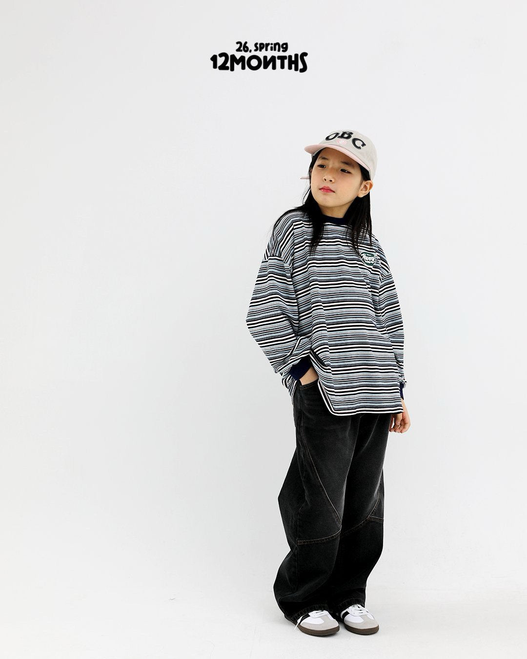 《予約》Stonewashed Denim Pants / 12months