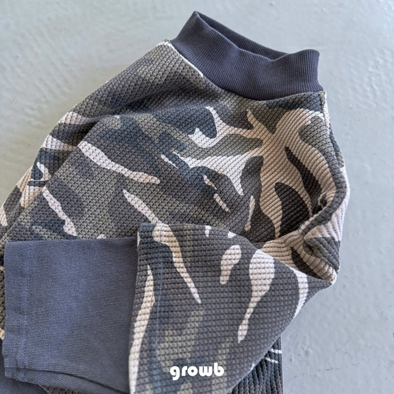 《予約》Layered Camo Tee  / Growb
