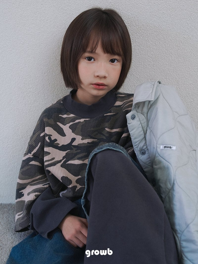 《予約》Layered Camo Tee  / Growb