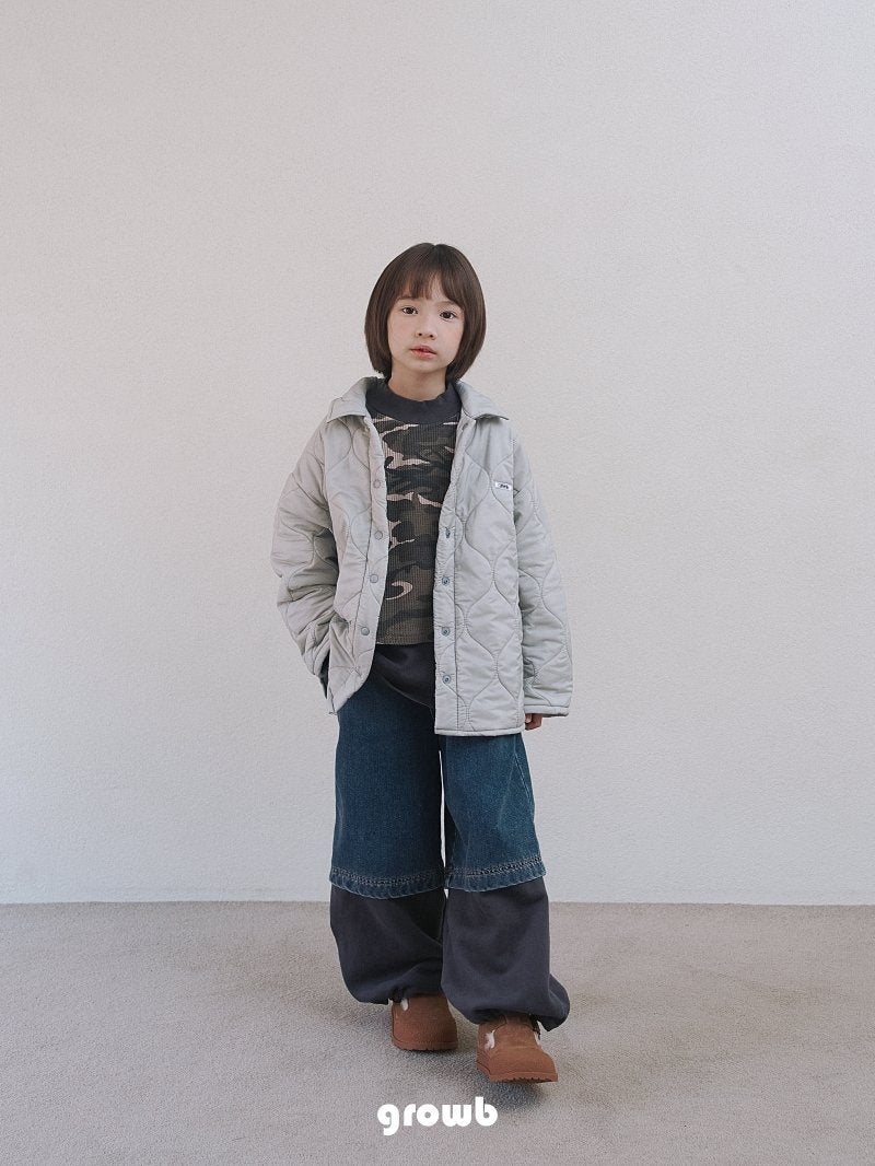 《予約》Layered Camo Tee  / Growb