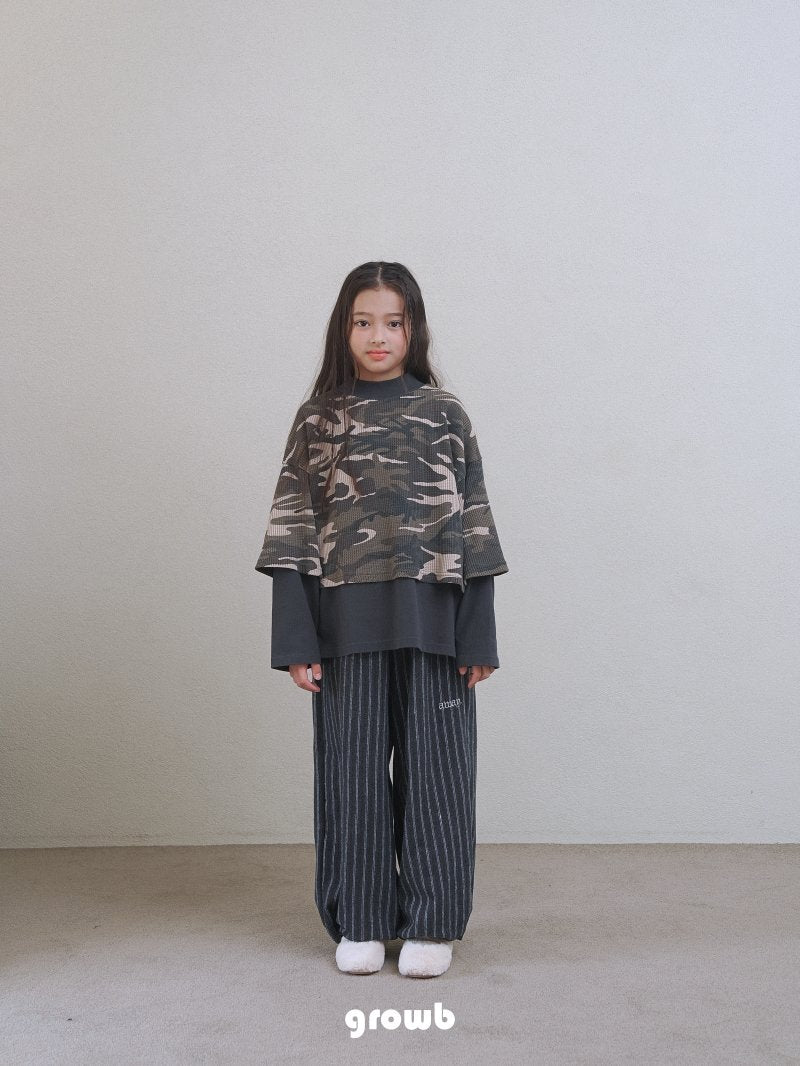 《予約》Layered Camo Tee  / Growb