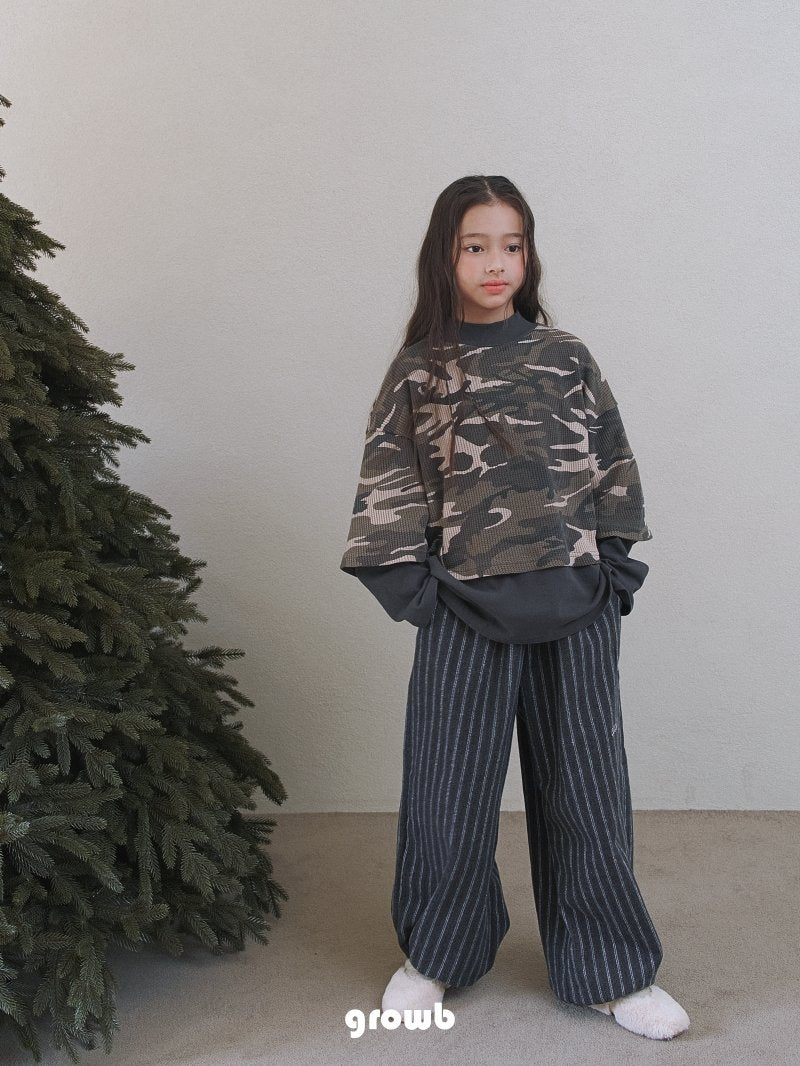 《予約》Layered Camo Tee  / Growb