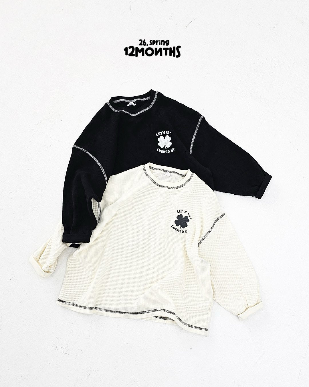 《予約》Clover Waffle T-shirt / 12months