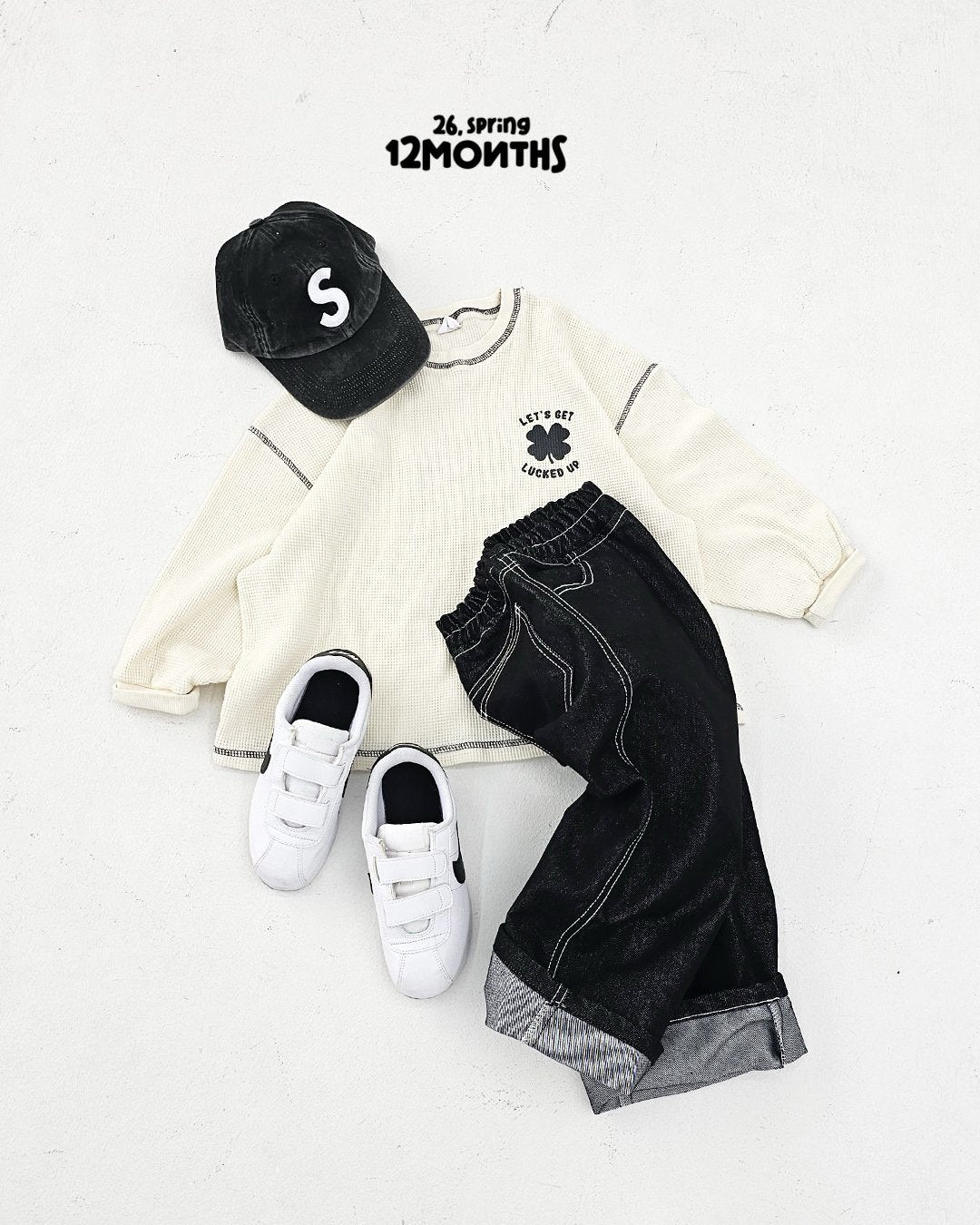 《予約》Clover Waffle T-shirt / 12months